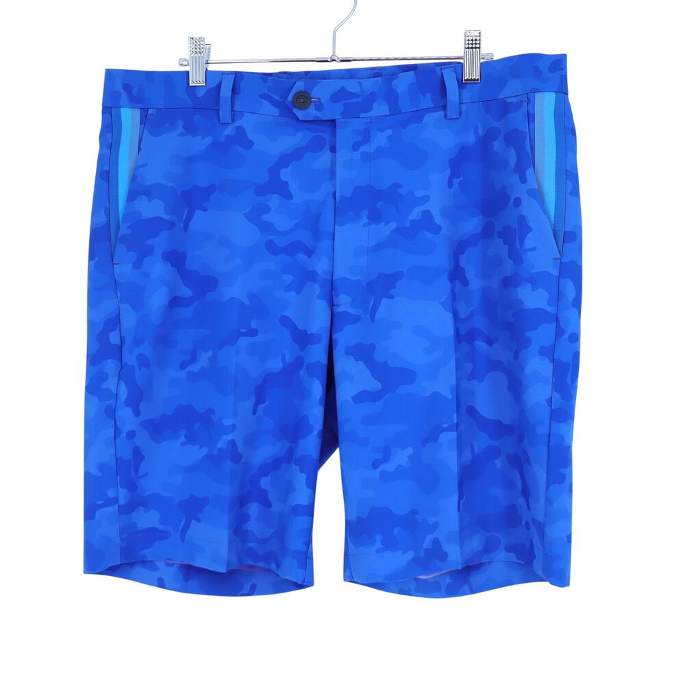 G/FORE Camo Maverick 4-Way Stretch Shorts Hybrid Golf Blue Performance Men's 36
